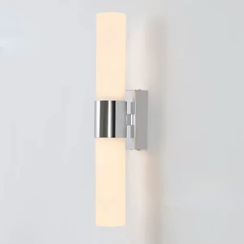 Arandela Tubular Minimalista Banheiro Em Espelho