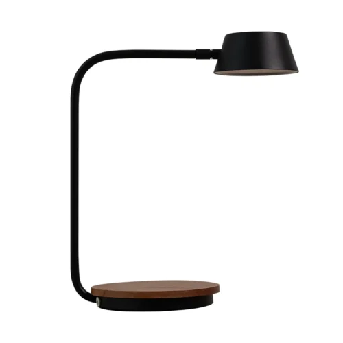 Luminária Meda Preta Para Mesa Escritórios ou Home Office