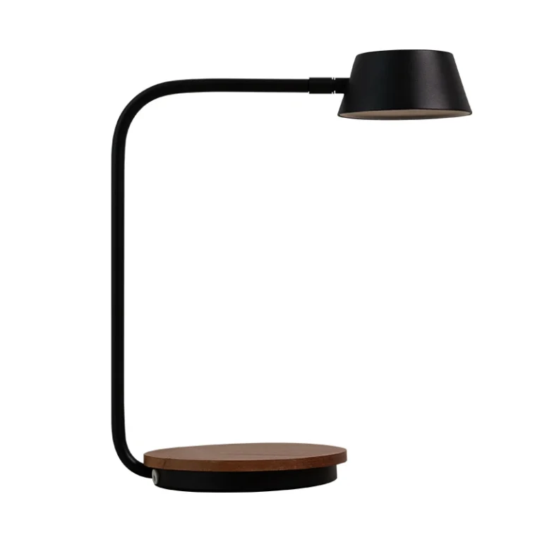 Luminária meda preta (Luminária Meda Preta Para Mesa Escritórios ou Home Office), disponível na Miresa, loja-de-luminárias-São-Paulo.