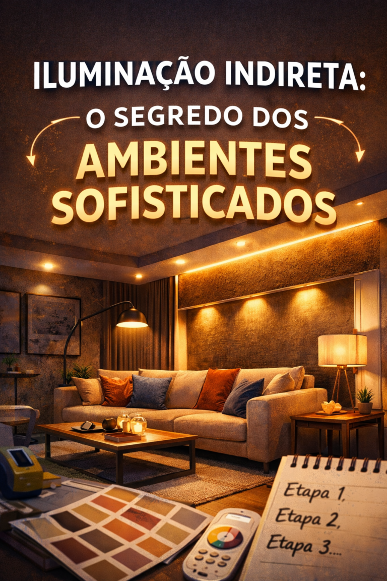 Iluminação indireta em sala moderna com LED embutido, luz aconchegante e design sofisticado para ambientes elegantes – Miresa iluminação São Paulo Bela Vista Avenida Paulista