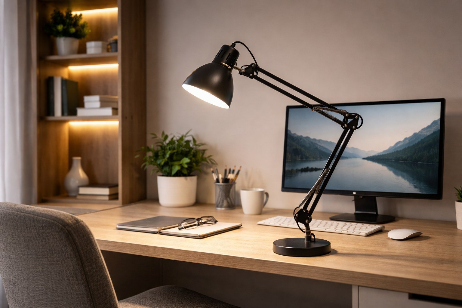 luminaria de mesa home office 1