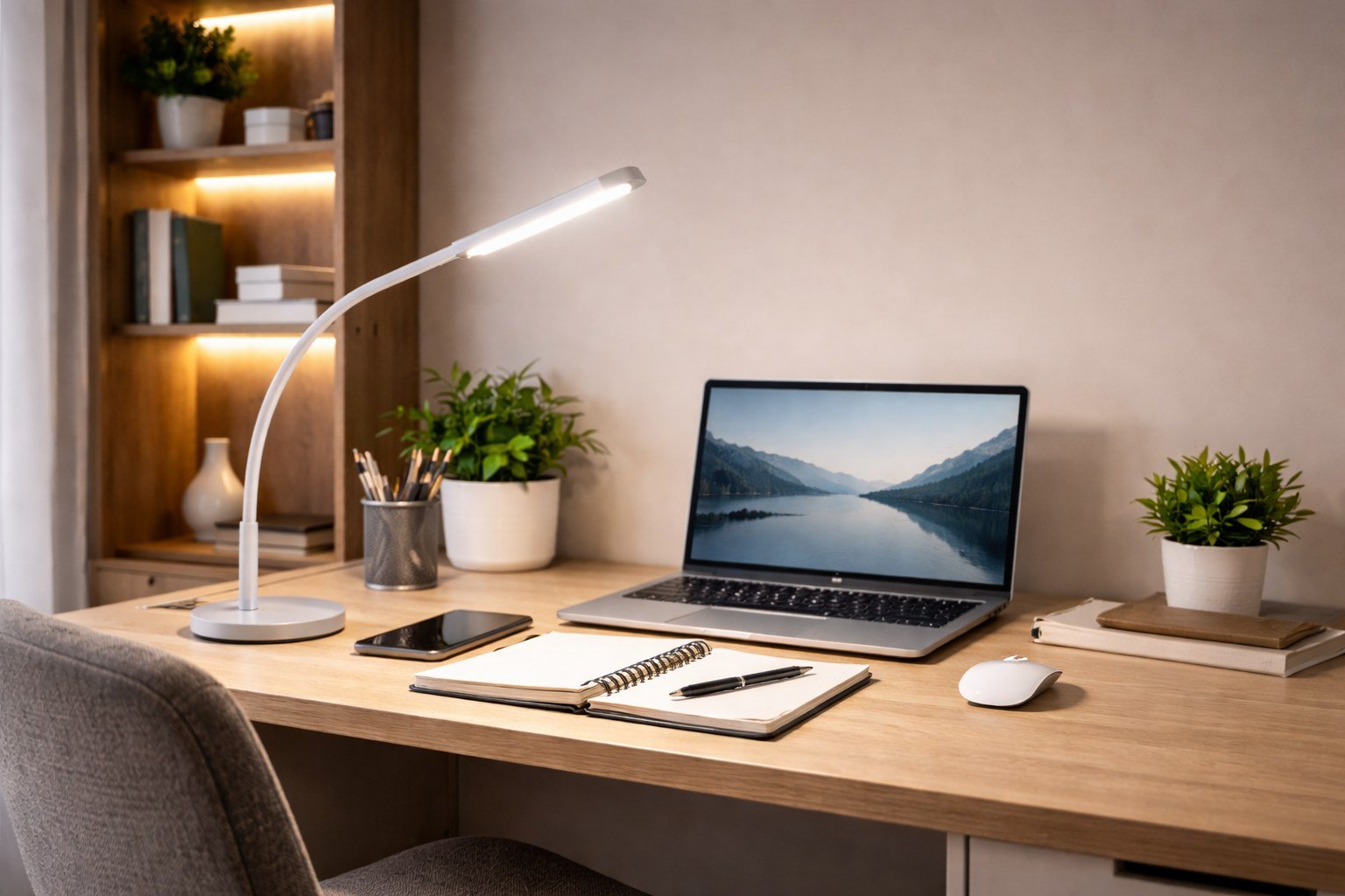 luminaria de mesa home office 2