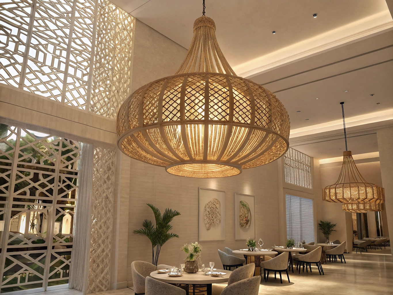Lustres de Rattan: Guia Completo para Salas, Restaurantes e Hotéis Boutique 1 3282479e 0051 4383 a276 b26ada671675