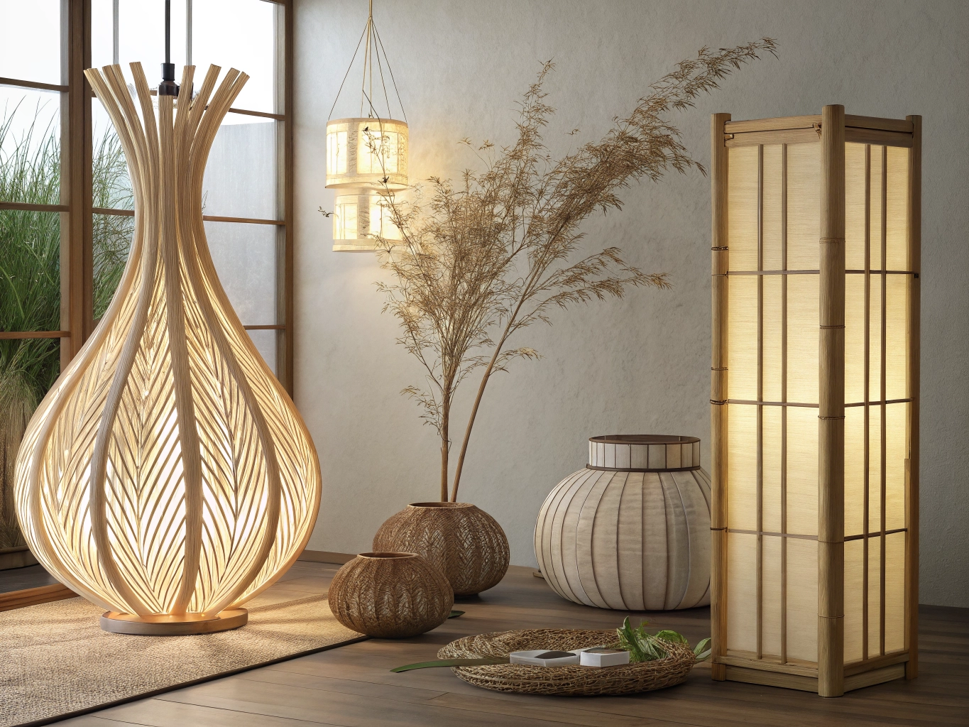 Rattan ou Bambu? Qual Material Escolher para Sua Iluminação 1 54b39719 52a1 4621 a635 7f48817f53e2