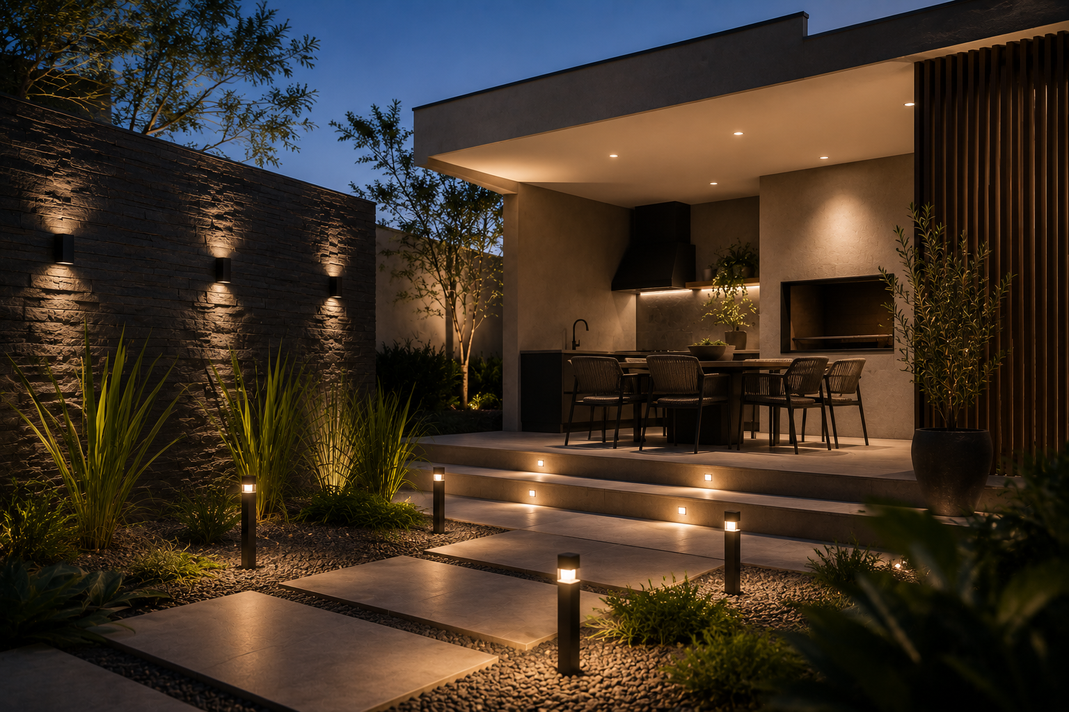 Luminárias para Área Externa: Guia Completo para Iluminar Jardins, Fachadas, Varandas e Áreas Gourmet 1 Luminarias para Area Externa Guia Completo para Iluminar Jardins Fachadas Varandas e Areas Gourmet