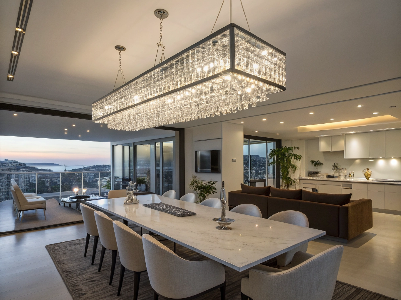 Lustre de Cristal para Mesa Retangular em Apartamento no Rio de Janeiro: Como Acertar Tamanho, Formato e Proporção 1 7e8009b8 431c 4fb9 b467 1fe3bc1392a2