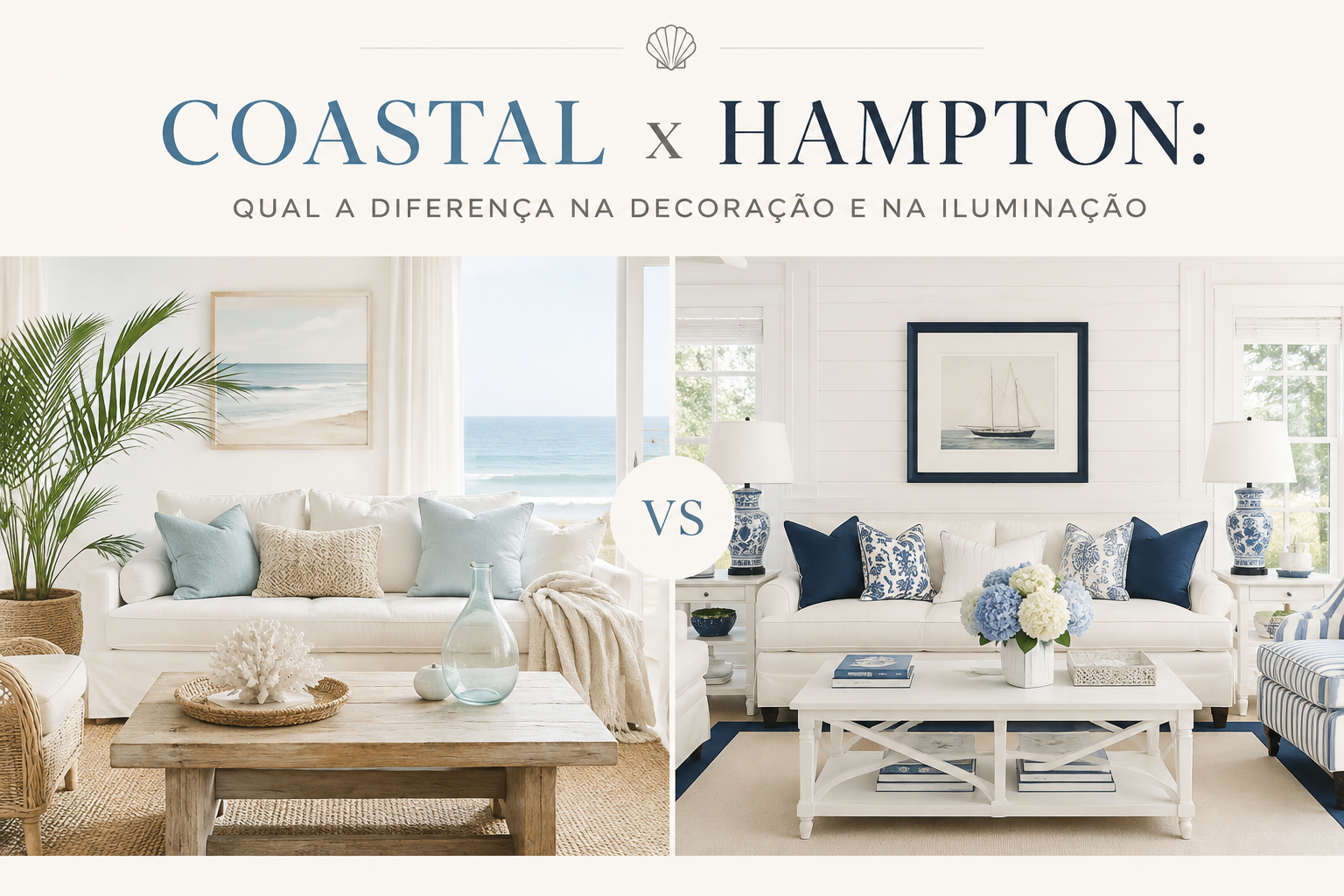 Coastal x Hampton: Qual a Diferença na Decoração e na Iluminação 1 ChatGPT Image 17 de ago. de 2026 16 11 20