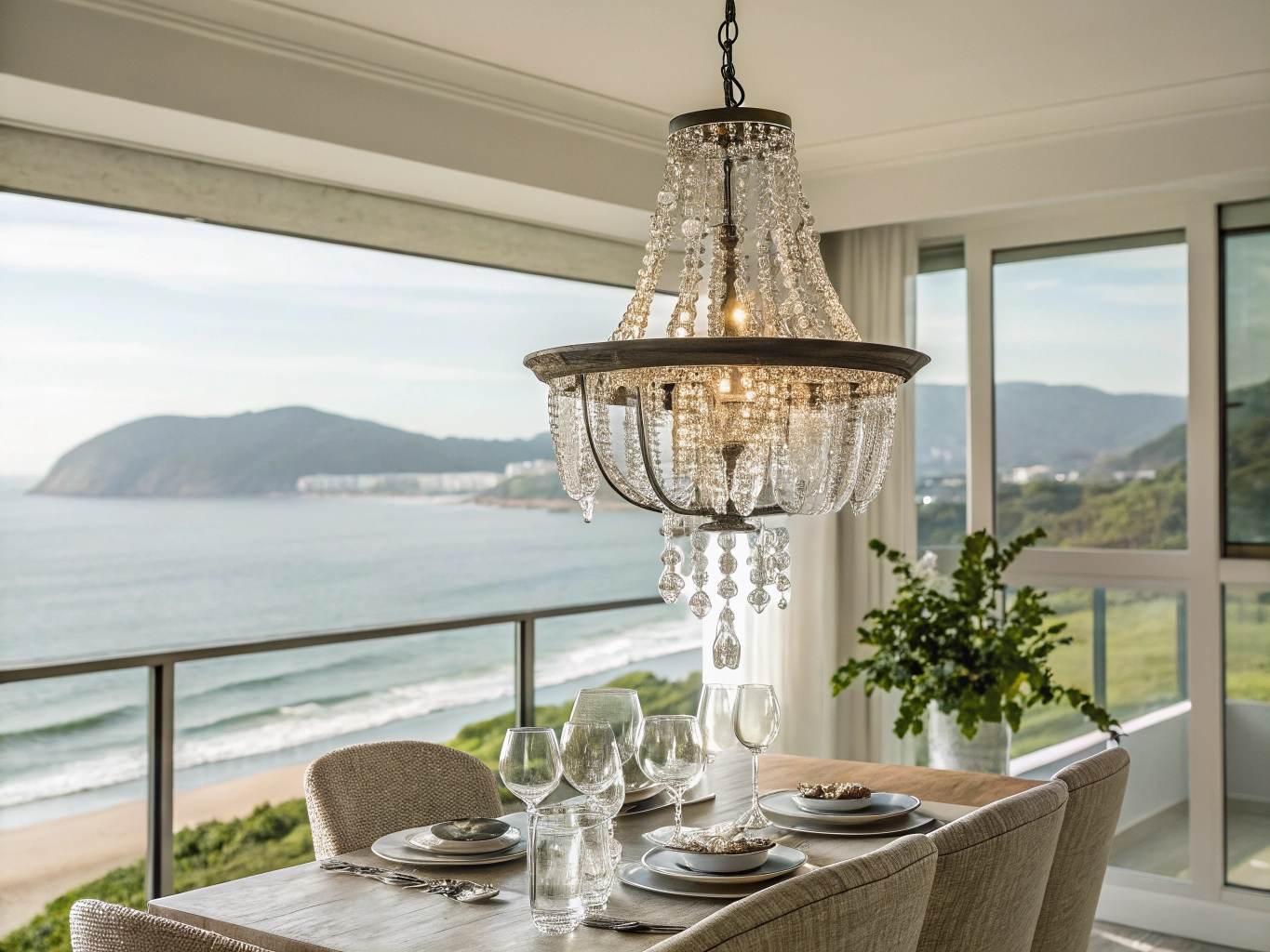 Lustre de Cristal para Apartamento Perto da Praia em Florianópolis: Como Escolher Materiais para Enfrentar a Maresia 1 c5fe9745 3f8f 48b7 a551 d75b368f2078