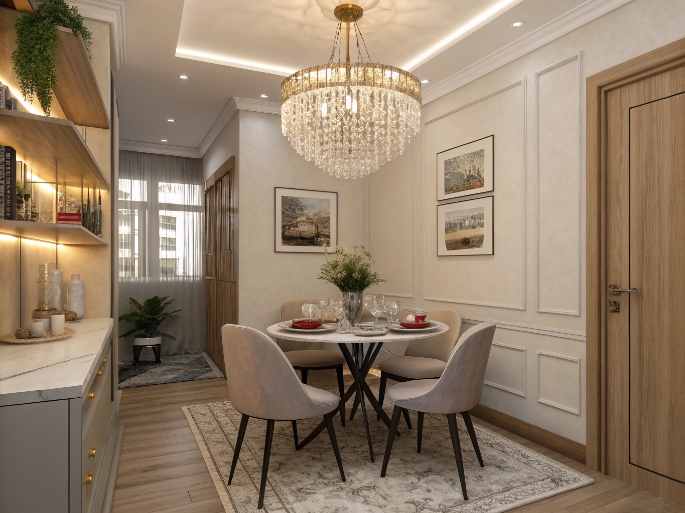 Lustre de Cristal para Mesa de 4 Lugares em Apartamento Pequeno em São Paulo: Como Escolher sem Sobrecarregar a Sala 1 e435b142 878b 43c4 a891 f818ca7369ce