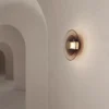 Arandela Moderna Chic Minimalista De Circulo de Vidro