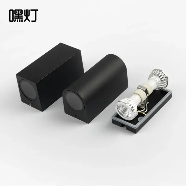 kf-S1dc2b1c0900c446db7c7a7468d3693980 Arandela Para Área Externa LED 3W/6W de Alumínio