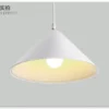 kf-S222e28a709bf4fa29b9713a90017e4ffo Pendente Moderno Chapéu Alumínio Branco ou Preto