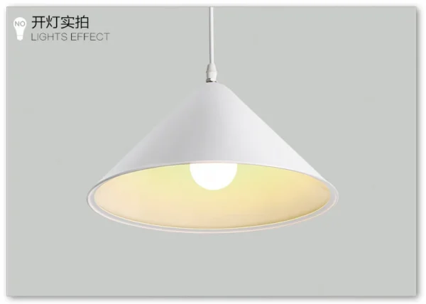 kf-S222e28a709bf4fa29b9713a90017e4ffo Pendente Moderno Chapéu Alumínio Branco ou Preto