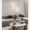 kf-S57a1da66a6d3436598ff764250faf353S Arandela Circulo Alumínio Com Luz LED Indireta