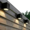 kf-S6c7beef7f9f847258f08360dd46f47ccr Arandela Para Área Externa LED 3W/6W de Alumínio