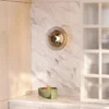 Arandela Moderna Chic Minimalista De Circulo de Vidro