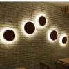 kf-S7aa7c068d23d49b880c7ad66a6eaa0a57 Arandela Circulo Alumínio Com Luz LED Indireta