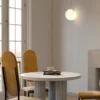Arandela Natural Alabastro Com Luz LED