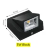 kf-Sbb89c7f1f1414c7b813076bbc933fedbO Arandela Para jardins LED 5W IP65 AC110V 220V