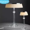 kf-Scfe1653f236344549e09dab88fb93880F Abajur Acrílico e Cúpula Tecido Modelo Bon Jour Versailles Réplica Chinesa Design Italiano