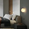 Arandela Natural Alabastro Com Luz LED