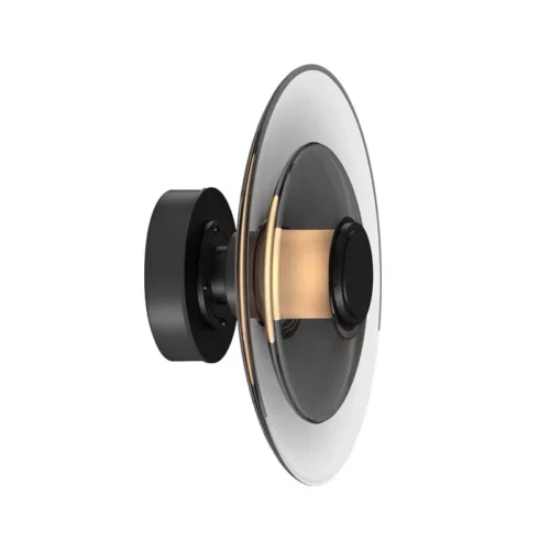 Arandela Moderna Chic Minimalista De Circulo de Vidro