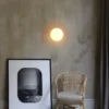 Arandela Natural Alabastro Com Luz LED