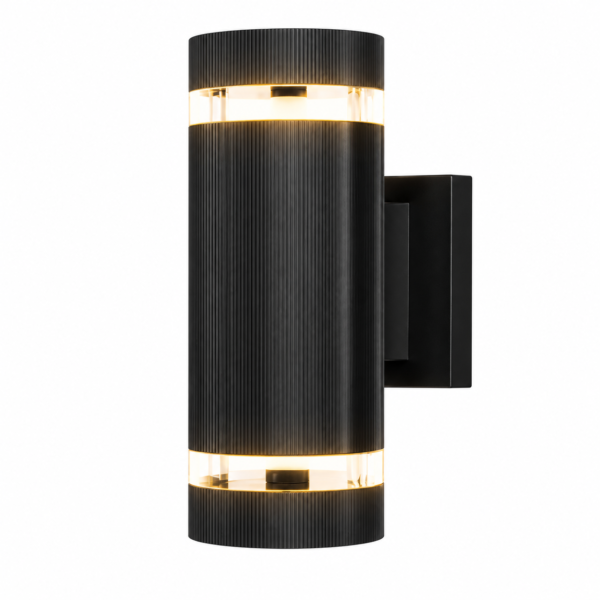 Arandela Externa IP65 à Prova dÁgua E27GU10 Acrílico Metal Preto Para Jardins e Fachadas Arandela Externa IP65 à Prova d'Água E27/GU10 Acrílico Metal Preto Para Jardins e Fachadas