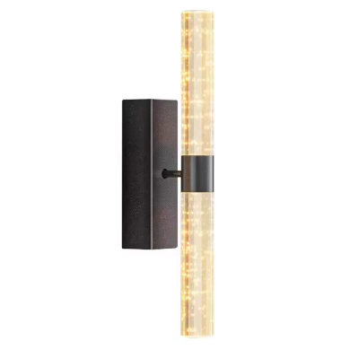 Arandela Tubular Moderna Arandela LED Nórdica de Cristal Recarregável Magnética Sem Fio Para Quartos, Sala de Estar e Lavabos