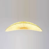 Lustre Orgânico Vintage Forma Escultural Pano Marinho Veleiro Branco Para Mesa De Jantar