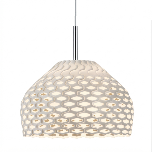 Pendente Design Italiano Patrícia Urquiola – Tatou – Réplica Chinesa Branco Miresa Pendente Design Italiano Patrícia Urquiola - Tatou