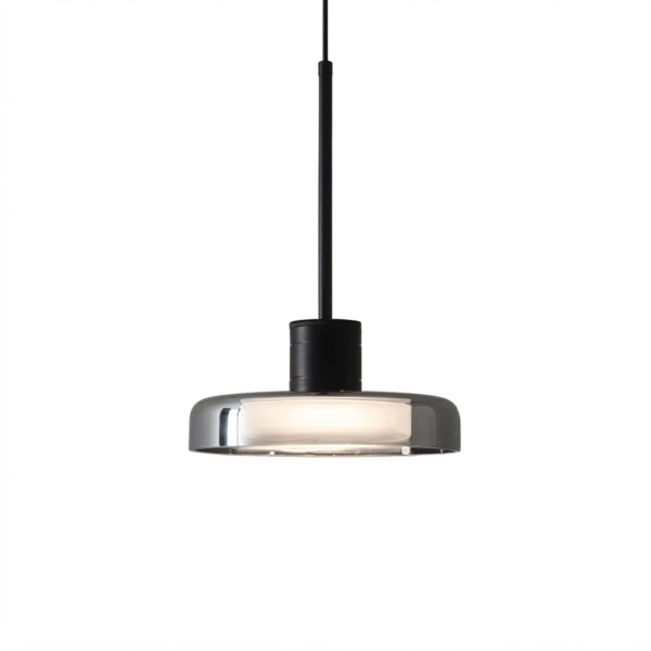 Pendente Platô Vidro Fumê Para Bancada e Mesa de Jantar Pendente Platô Vidro Fumê Para Bancada e Mesa de Jantar