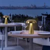 Abajur Portátil Sem Fio Cogumelo Com LED Toque e Bateria Recarregável Para Mesa Estar, Quartos e Home Office