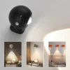Arandela Moderna Sem Fio LED Recarregável Carregamento USB LED Sensor Humano Magnético Para Quartos e Salas