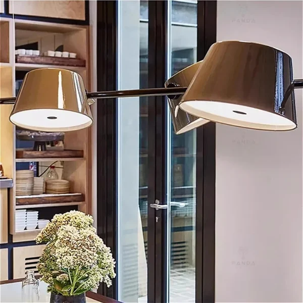kf-S0815864a372f4730b89037ed762ba7c1b Lustre Contemporâneo de Alumínio Barra Linear Com Pendentes Em Sala Jantar Mesa Retangular