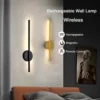 kf-S0d7d0a166872420aaa0f965dc8bec6b7T Arandela Recarregável LED Nórdica Giratória 360° em Alumínio para Quarto e Banheiro