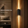 Arandela IP65 com fachos para áreas externas LED 12W IP65 Feixe Estreito Para Varandas, Fachadas e Jardins