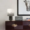 kf-S1446a195505f40b9aae0eada65335ced1 Abajur Metal Preto Pós-Moderno LED