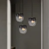 Pendente Moderno Vidro Gradiente Para Bancada e Mesa de Jantar