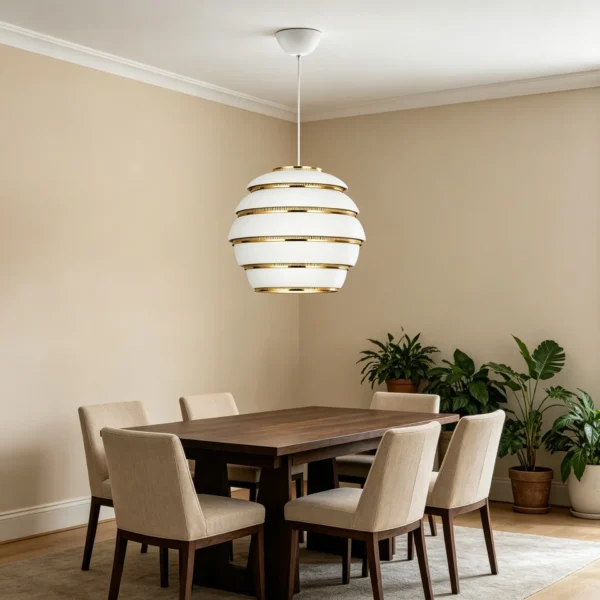 Lustre Redondo Em Camadas Alvar Aalto → A331 Beehive – Réplica Chinesa