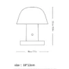kf-S1a9bba3624324ababc0e0b883e2cb8d3k Abajur Sem Fio Cogumelo USB Recarregável LED Toque Para Salas, Quartos e Home Office