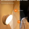 Arandela Sem Fio Luz 360° Noturna Com Sensor Movimento LED Recarregável Para Salas, Quartos e Corredores