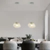 kf-S217c2312f36946b2b327d60cadd88af5y Lustre Forma Orgânica Escultural De Vidro Para Sala de Jantar e Quartos