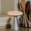 Abajur Sem Fio Forma De Cogumelo Alumínio Para Mesa Em Salas e Quartos