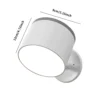 Arandela Branco Moderna LED Recarregável Sem Fio Para Cabeceira Cama, Salas e Home Office