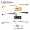 kf-S26c7de191a6a4805af26b617f95fa8866 Arandela Linear Minimalista Facho de Luz Ajustável De Alumínio Para Quadros e Espelhos em Lavabos e Banheiros