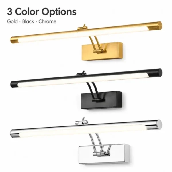 kf-S26c7de191a6a4805af26b617f95fa8866 Arandela Linear Minimalista Facho de Luz Ajustável De Alumínio Para Quadros e Espelhos em Lavabos e Banheiros