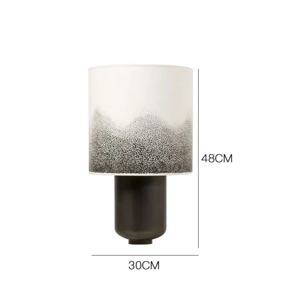 kf-S292f56e853f5451eb2619e06226da603b Abajur Metal Preto Pós-Moderno LED