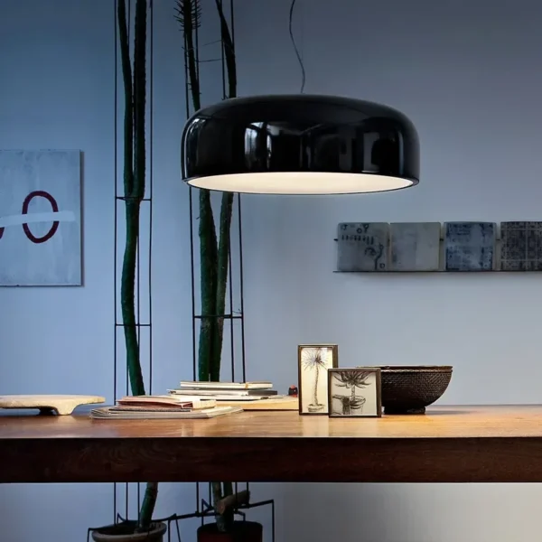 Lustre De Ferro Acabamento Polido Jasper Morrison - Smithfield – Réplica Chinesa