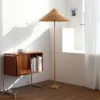 Luminária de Chão Retrô Nórdica Trançada Paavo Tynell 9602 – Réplica Chinesa